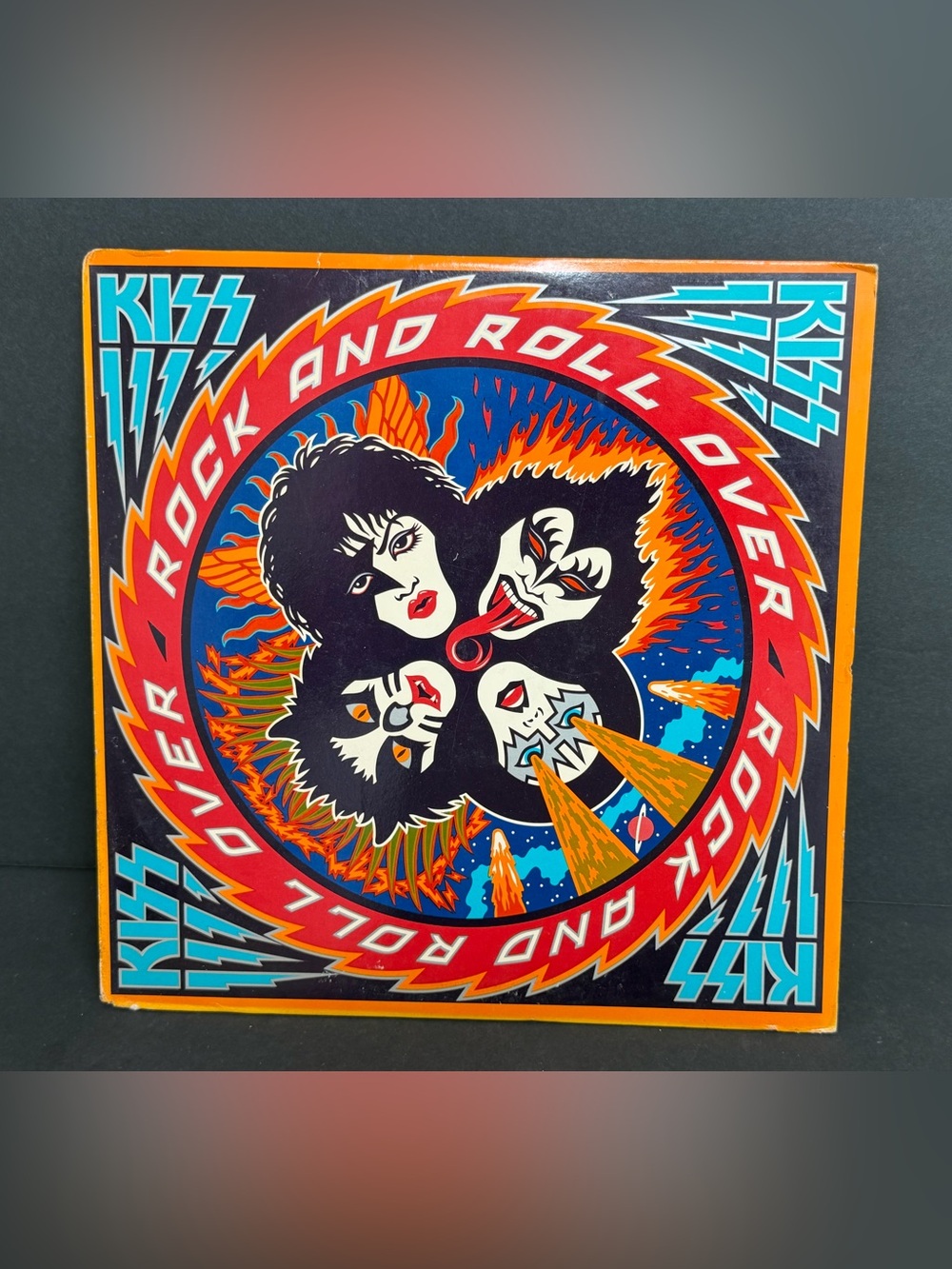 Kiss Rock And Roll Over Vintage Vinyl LP 1976 Casablanca Record NBLP 7037